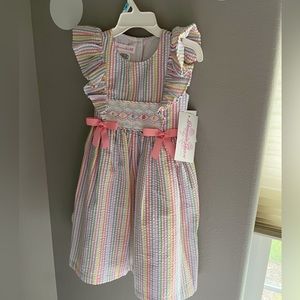 Adorable Smocked Bonnie Jean sundress 💞